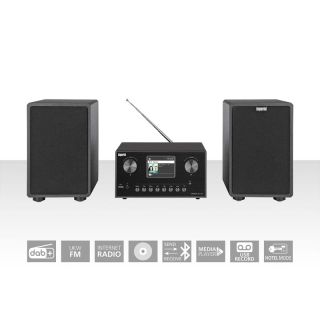 22-329-00 DABMAN i310 CD Hybrid Mikro-HiFi-System DAB+ / FM / Internet / Bluetooth Schwarz